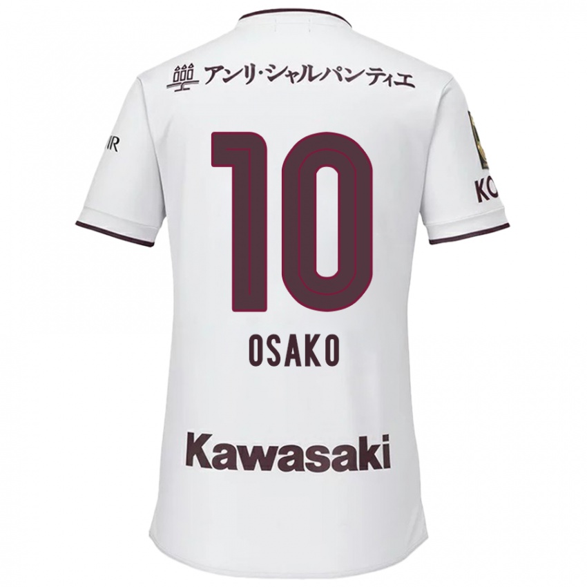 Dětské Yuya Osako #10 Bílá Červená Daleko Hráčské Dresy 2024/25 Dres