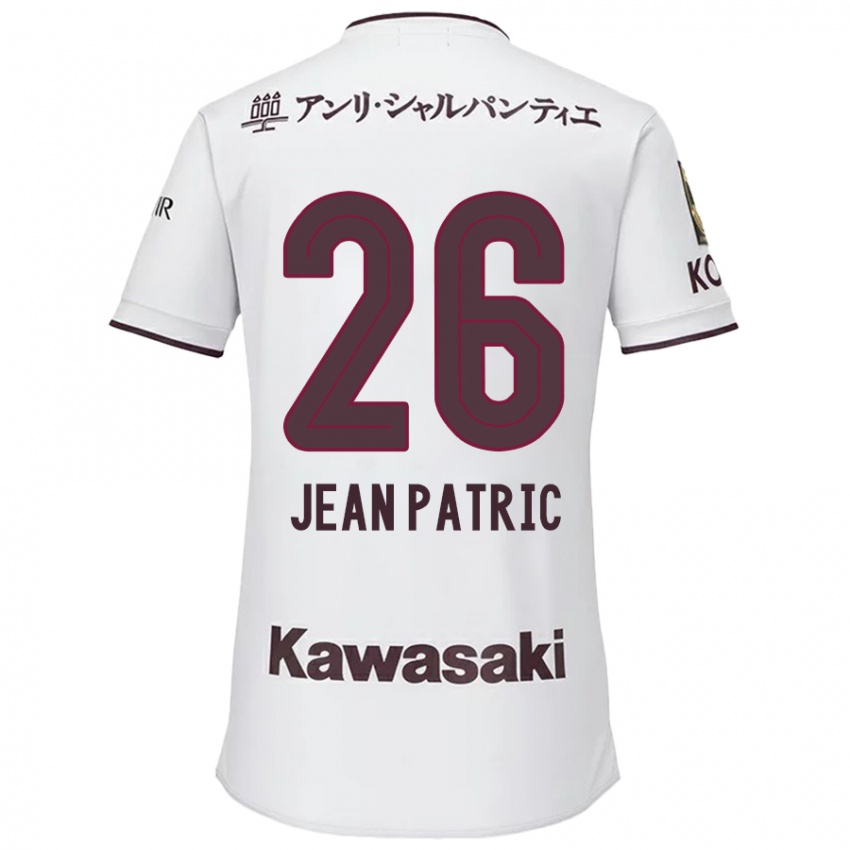 Dětské Jean Patric #26 Bílá Červená Daleko Hráčské Dresy 2024/25 Dres