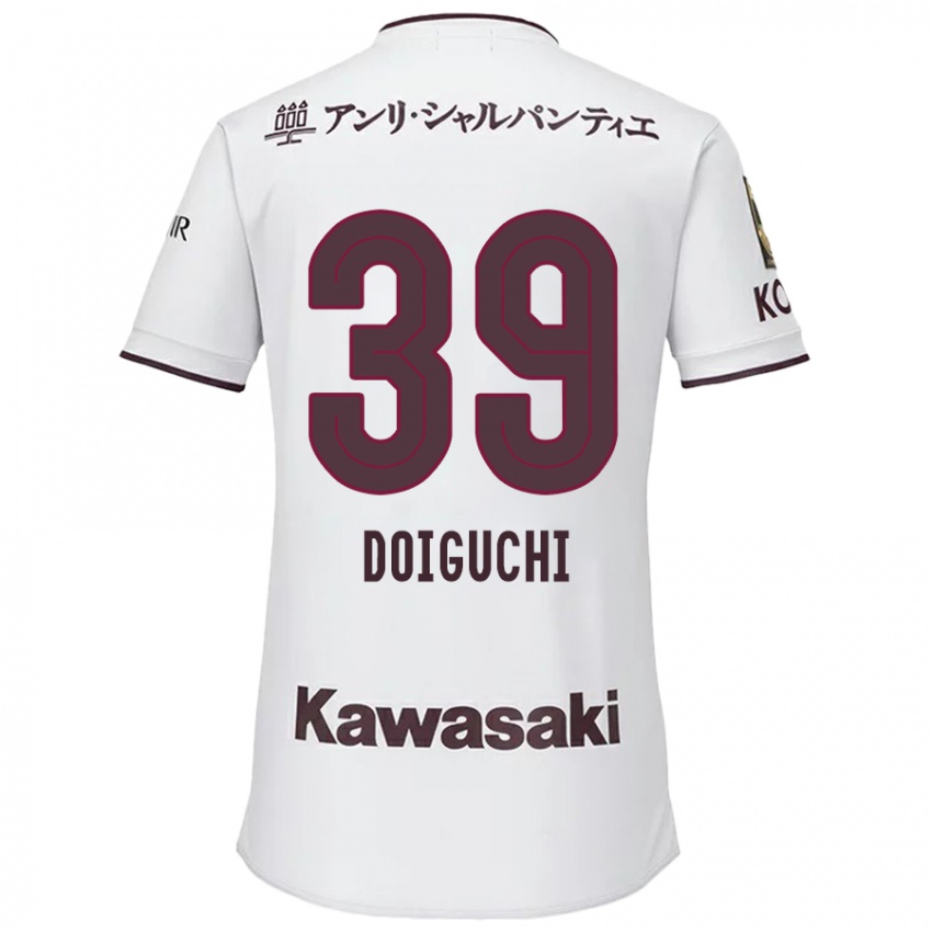 Dětské Ritsu Doiguchi #39 Bílá Červená Daleko Hráčské Dresy 2024/25 Dres