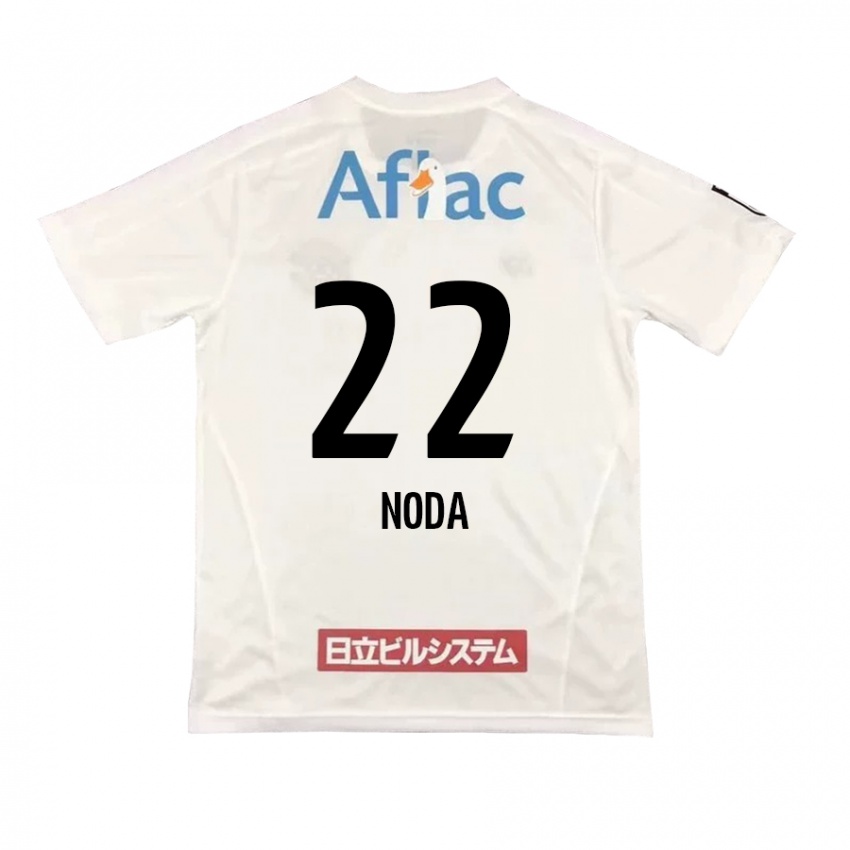 Dětské Hiroki Noda #22 Bílý Černý Daleko Hráčské Dresy 2024/25 Dres