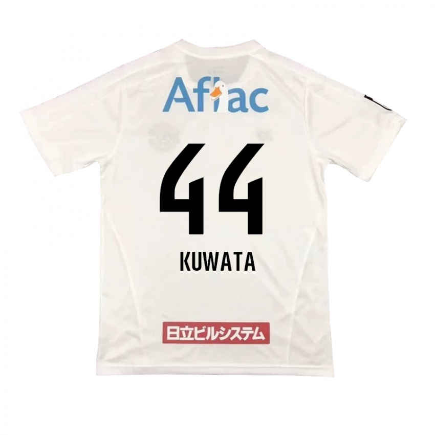 Dětské Taisei Kuwata #44 Bílý Černý Daleko Hráčské Dresy 2024/25 Dres