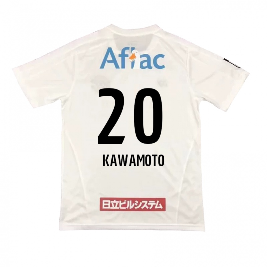 Dětské Daizen Kawamoto #20 Bílý Černý Daleko Hráčské Dresy 2024/25 Dres