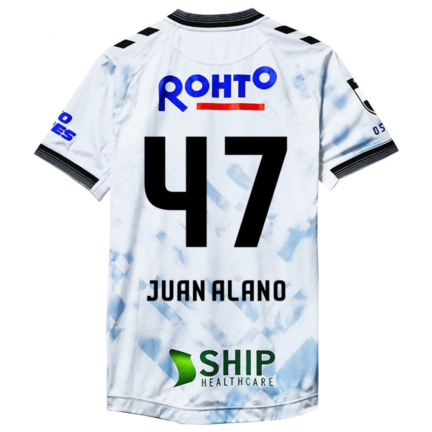 Dětské Juan Alano #47 Bílý Černý Daleko Hráčské Dresy 2024/25 Dres