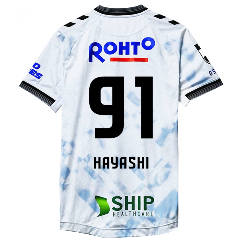 Dětské Daichi Hayashi #91 Bílý Černý Daleko Hráčské Dresy 2024/25 Dres