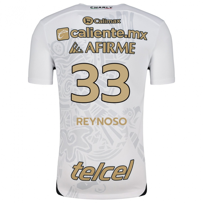 Dětské Emanuel Reynoso #33 Bílý Černý Daleko Hráčské Dresy 2024/25 Dres