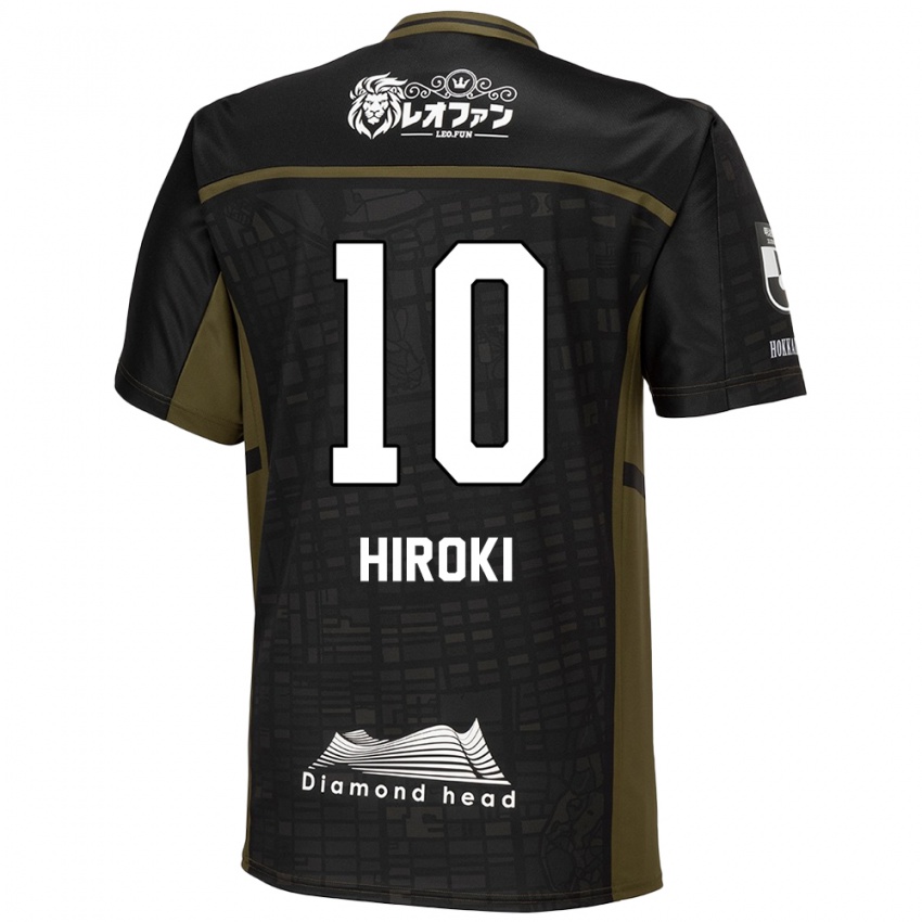 Dětské Hiroki Miyazawa #10 Černá Zelená Daleko Hráčské Dresy 2024/25 Dres