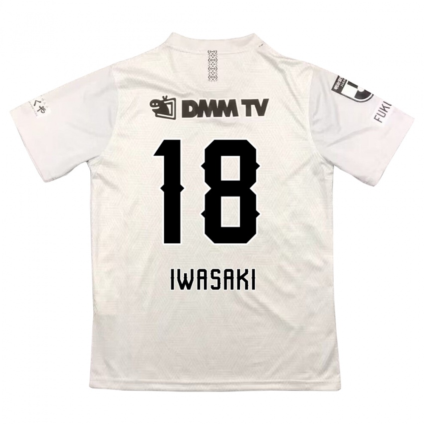 Dětské Yuto Iwasaki #18 Šedočerná Daleko Hráčské Dresy 2024/25 Dres