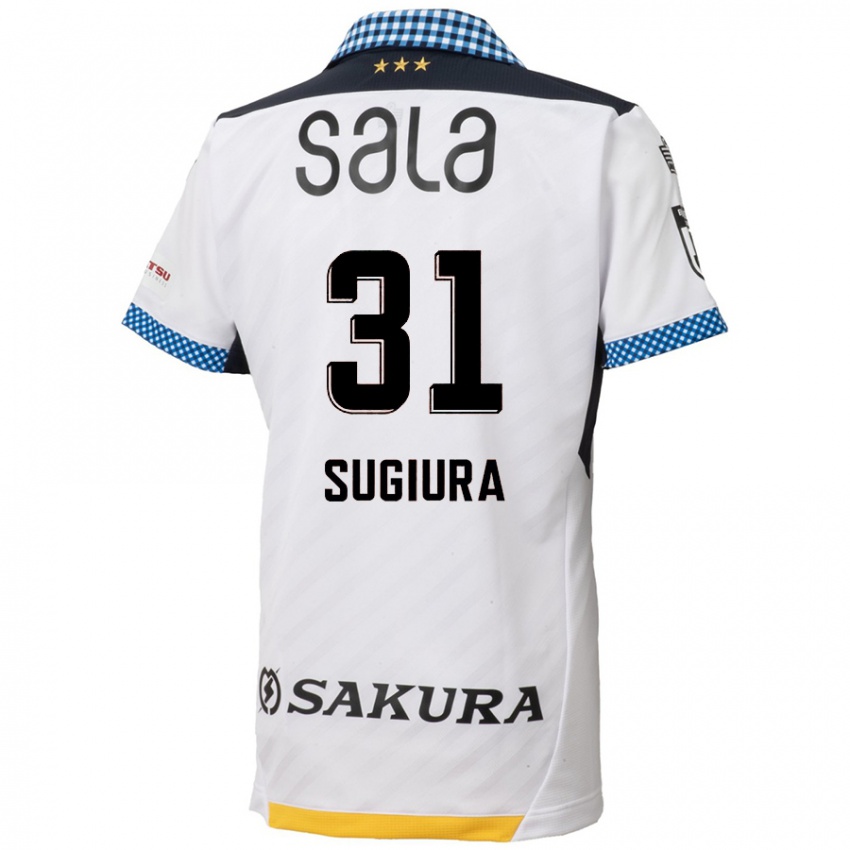 Dětské Rinnosuke Sugiura #31 Bílý Černý Daleko Hráčské Dresy 2024/25 Dres