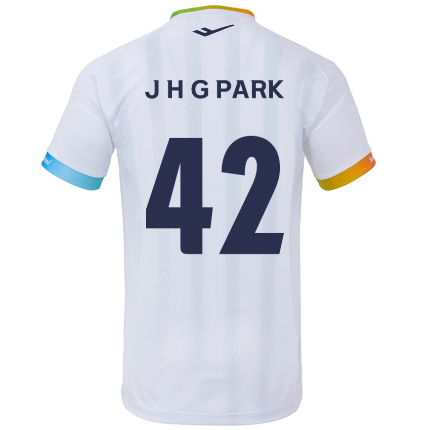 Dětské Jang Han-Gyeol Park #42 Bílá Modrá Daleko Hráčské Dresy 2024/25 Dres