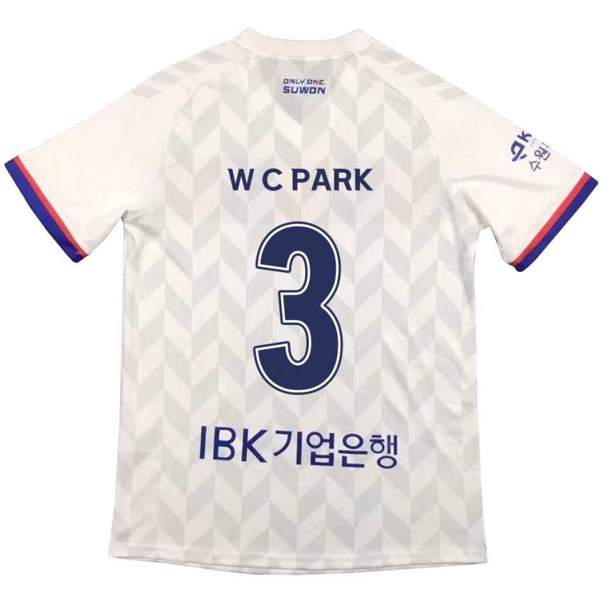 Dětské Cheol-Woo Park #3 Bílá Modrá Daleko Hráčské Dresy 2024/25 Dres