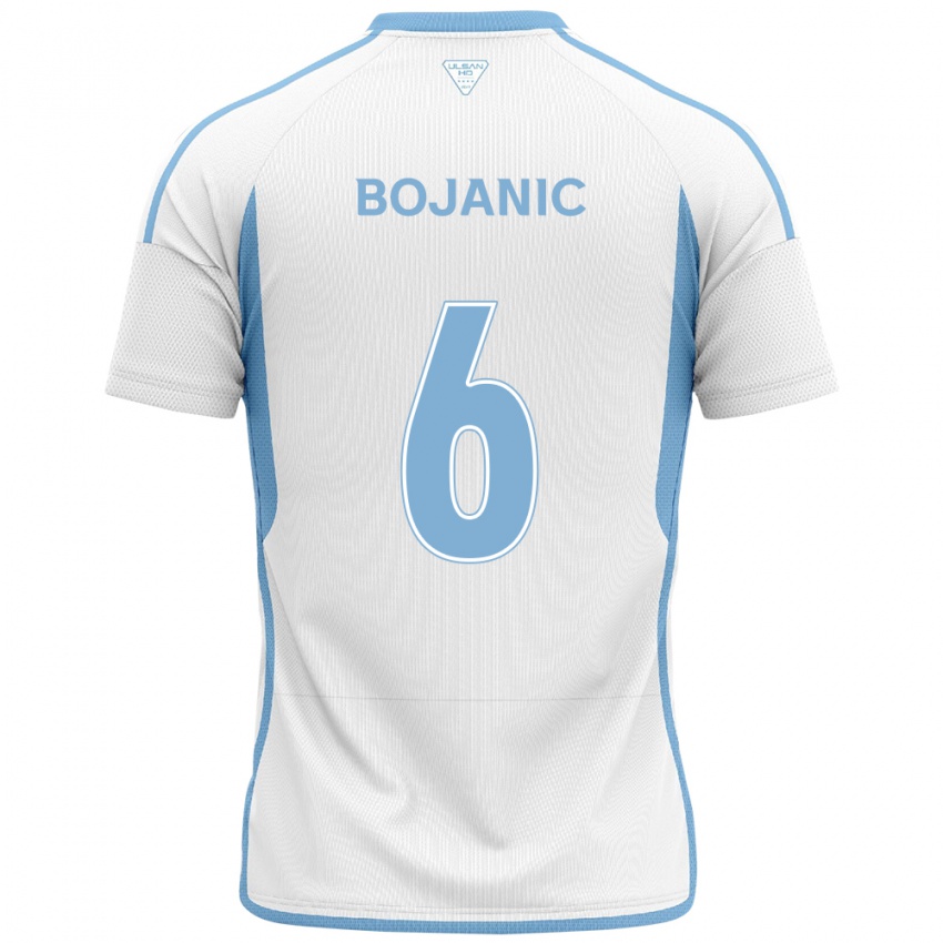 Dětské Darijan Bojanic #6 Bílá Modrá Daleko Hráčské Dresy 2024/25 Dres