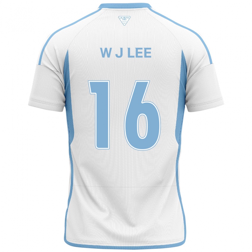 Dětské Jae-Wook Lee #16 Bílá Modrá Daleko Hráčské Dresy 2024/25 Dres