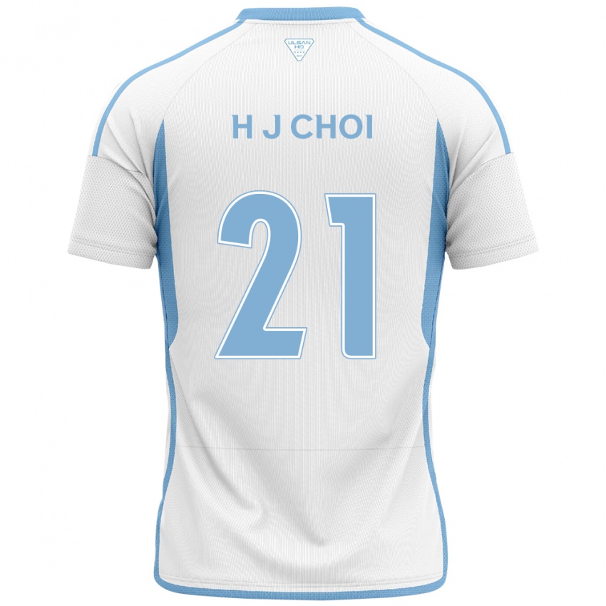 Dětské Ju-Ho Choi #21 Bílá Modrá Daleko Hráčské Dresy 2024/25 Dres