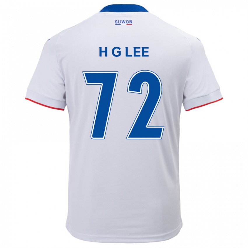 Dětské Geon-Hee Lee #72 Bílá Modrá Daleko Hráčské Dresy 2024/25 Dres