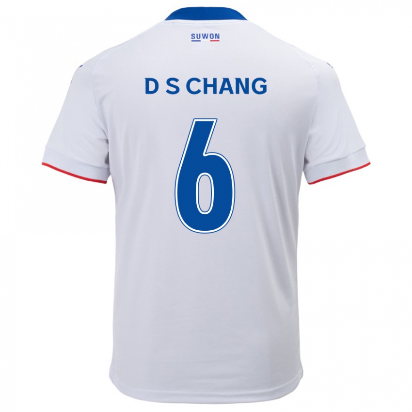 Dětské Se-Dong Chang #6 Bílá Modrá Daleko Hráčské Dresy 2024/25 Dres