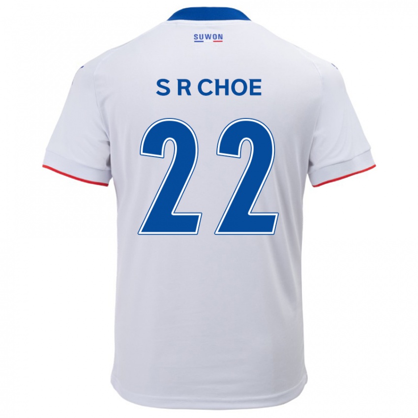 Dětské Ryun-Seong Choe #22 Bílá Modrá Daleko Hráčské Dresy 2024/25 Dres