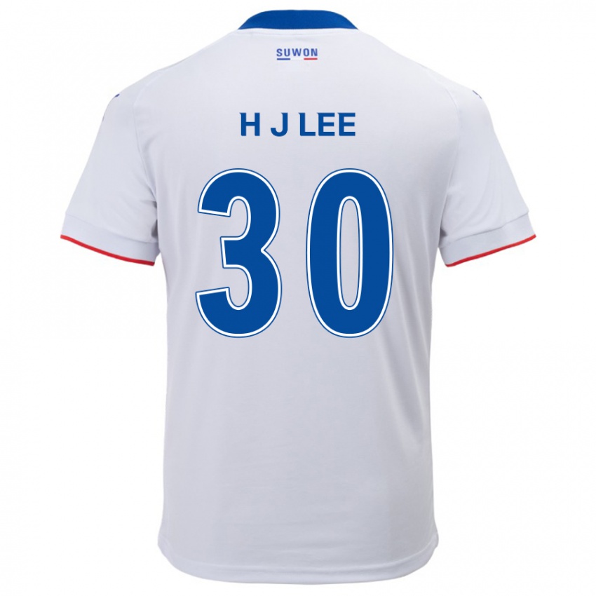 Dětské Ji-Ho Lee #30 Bílá Modrá Daleko Hráčské Dresy 2024/25 Dres