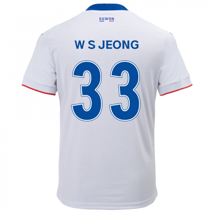 Dětské Seo-Woo Jeong #33 Bílá Modrá Daleko Hráčské Dresy 2024/25 Dres