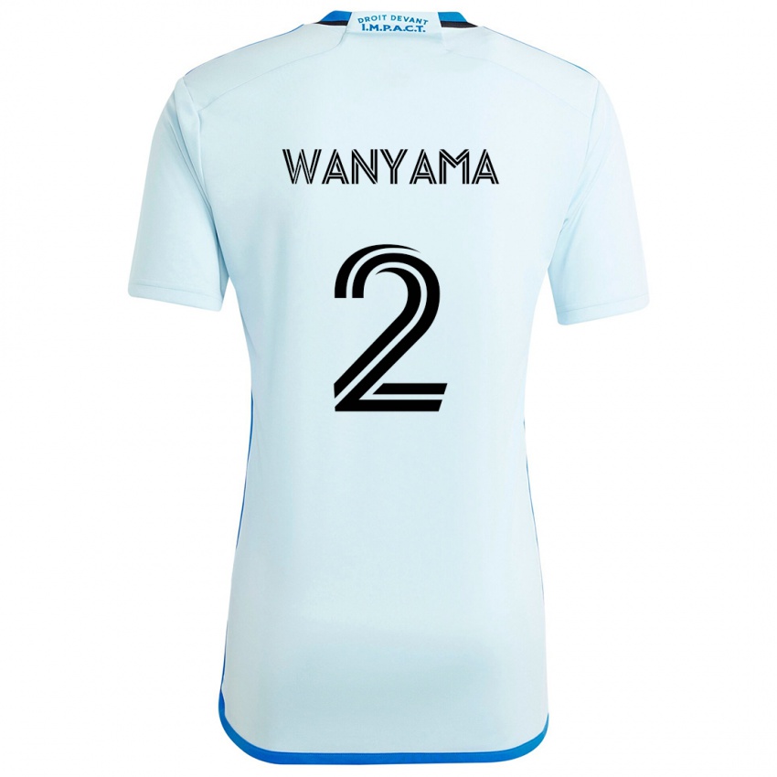 Dětské Victor Wanyama #2 Ledová Modř Daleko Hráčské Dresy 2024/25 Dres