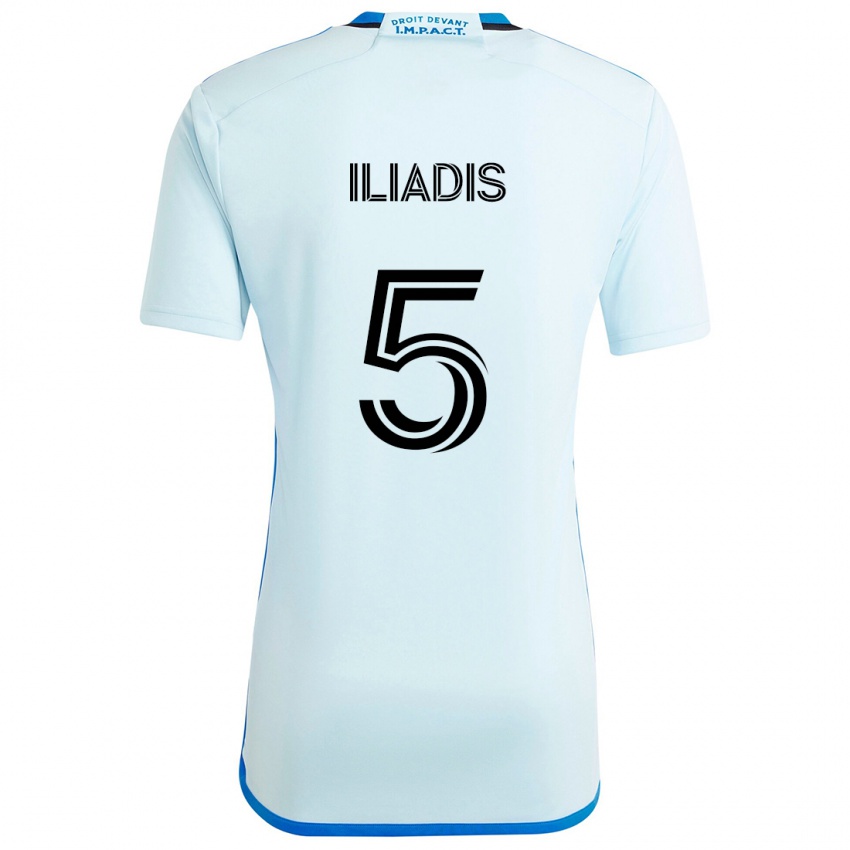 Dětské Ilias Iliadis #5 Ledová Modř Daleko Hráčské Dresy 2024/25 Dres