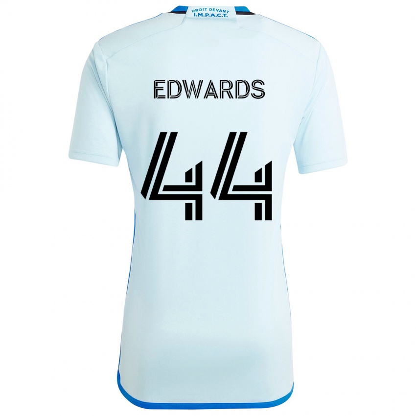 Dětské Raheem Edwards #44 Ledová Modř Daleko Hráčské Dresy 2024/25 Dres