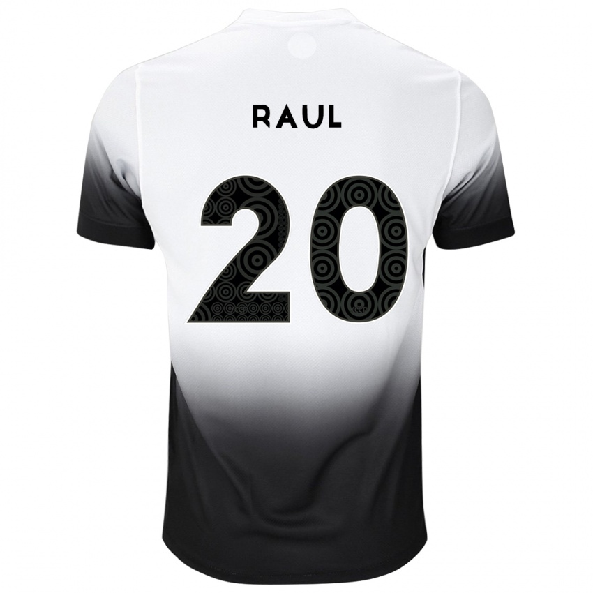 Pánské Pedro Raul #20 Bílý Černý Domů Hráčské Dresy 2024/25 Dres