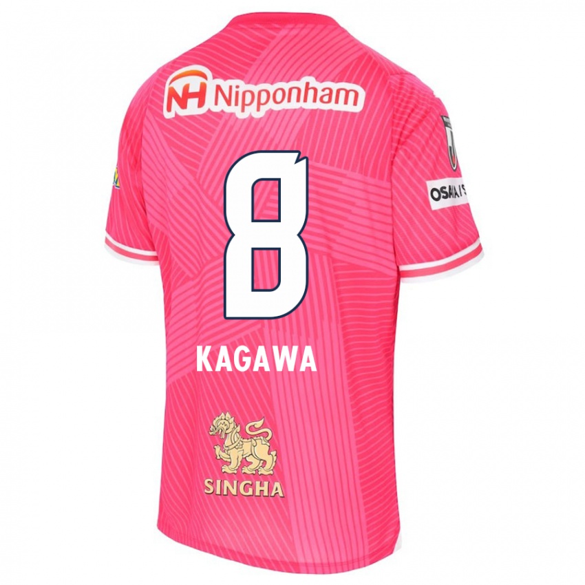 Pánské Shinji Kagawa #8 Růžová Bílá Domů Hráčské Dresy 2024/25 Dres