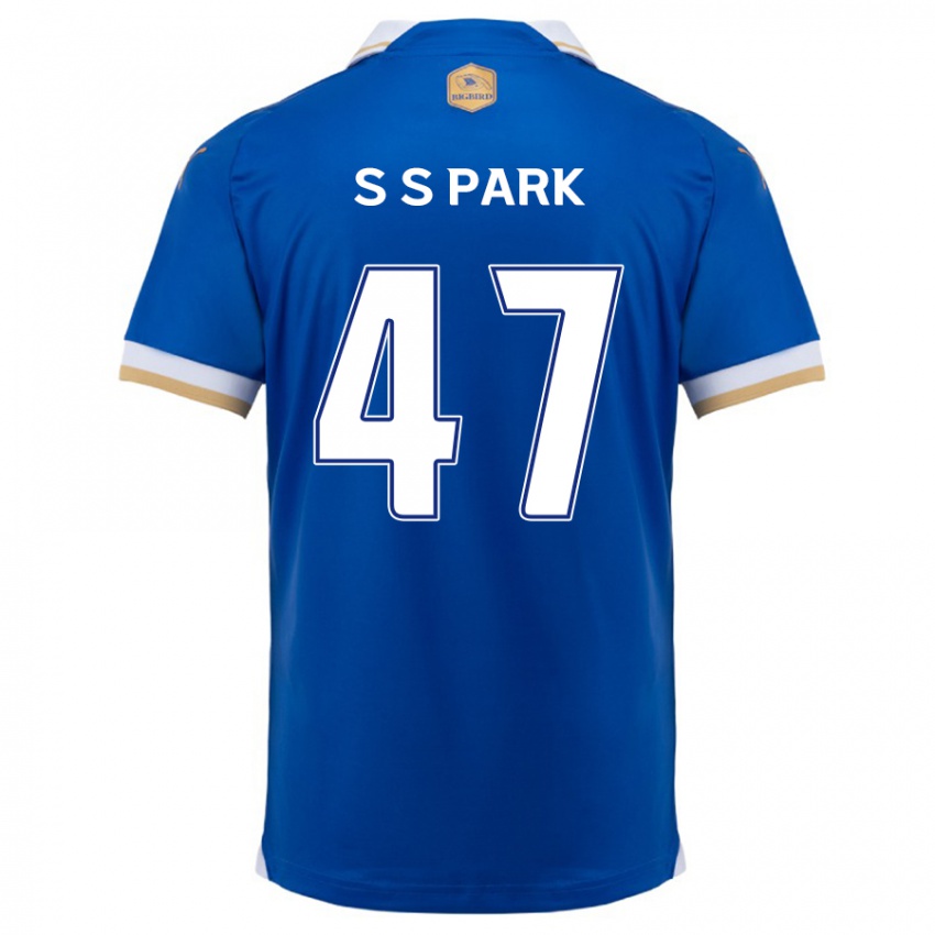 Pánské Seung-Soo Park #47 Modrá Bílá Domů Hráčské Dresy 2024/25 Dres