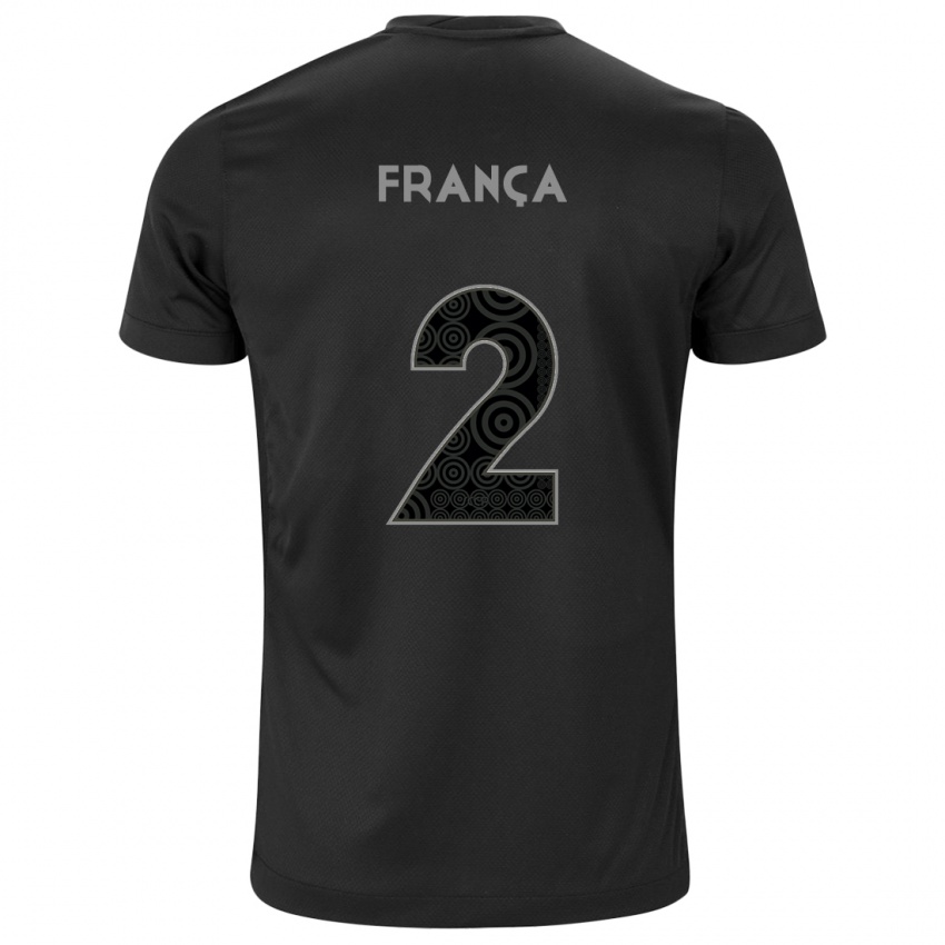 Pánské Matheus França #2 Černá Daleko Hráčské Dresy 2024/25 Dres