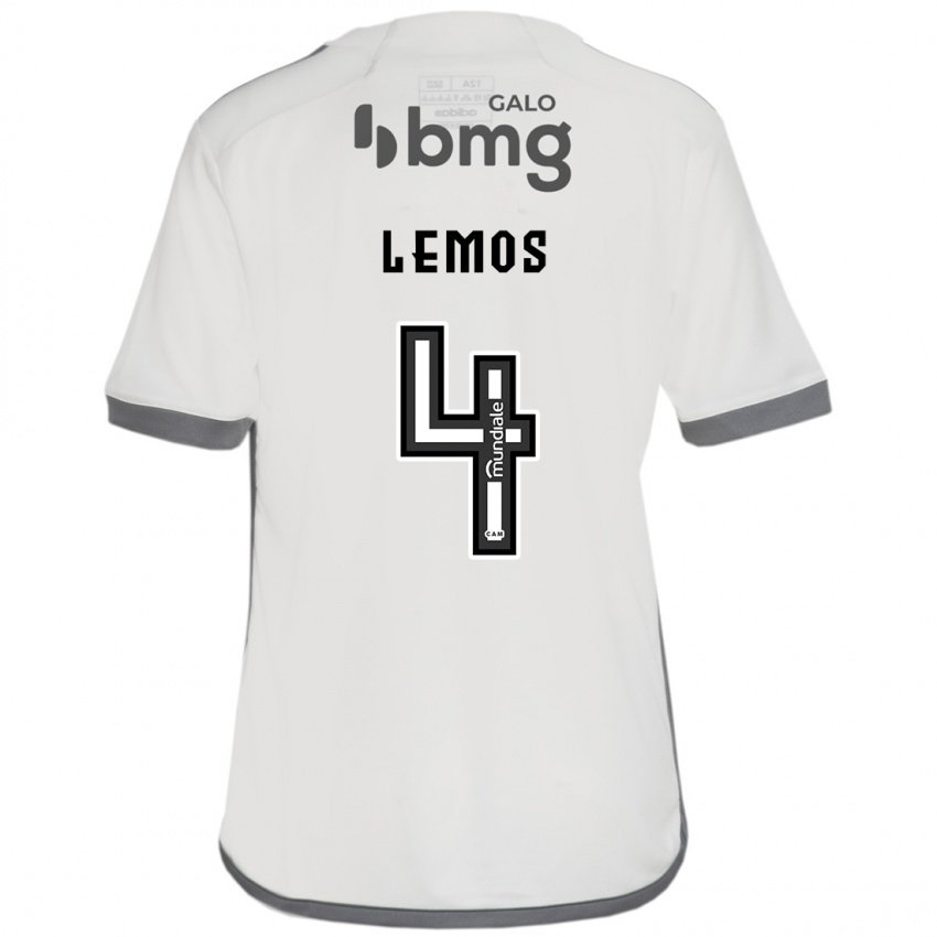 Pánské Mauricio Lemos #4 Off White Daleko Hráčské Dresy 2024/25 Dres