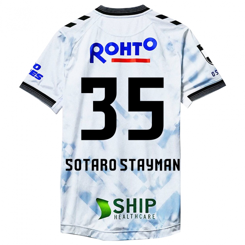 Pánské Joshua Sotaro Stayman #35 Bílý Černý Daleko Hráčské Dresy 2024/25 Dres