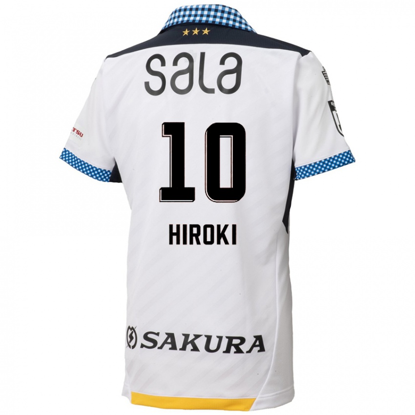 Pánské Hiroki Yamada #10 Bílý Černý Daleko Hráčské Dresy 2024/25 Dres