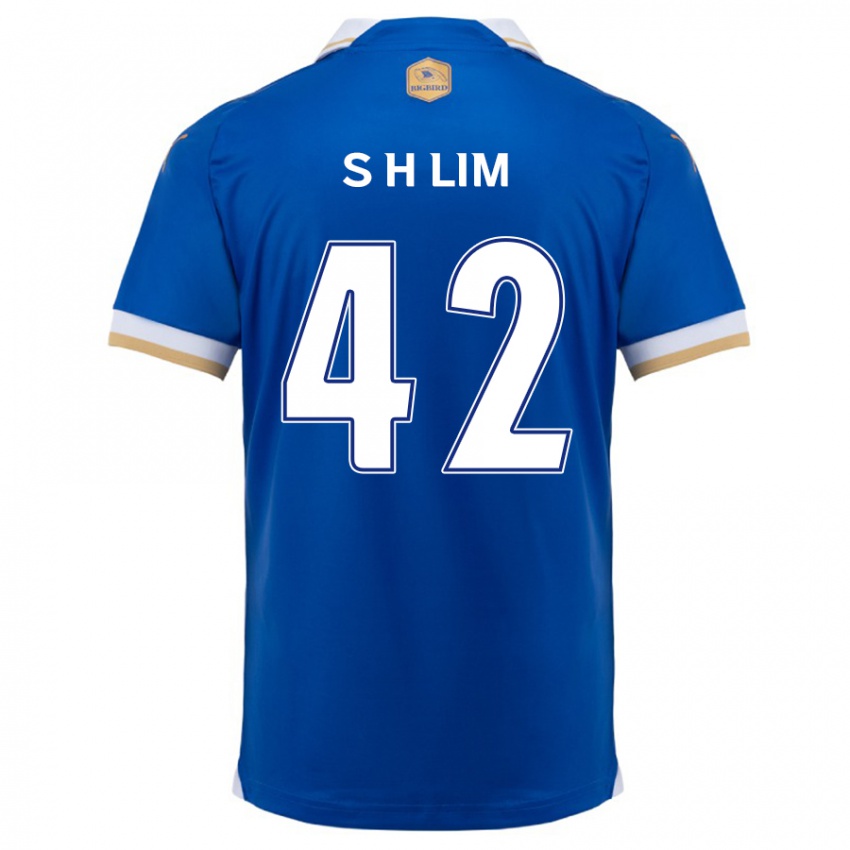 Dámské Hyun-Sub Lim #42 Modrá Bílá Domů Hráčské Dresy 2024/25 Dres