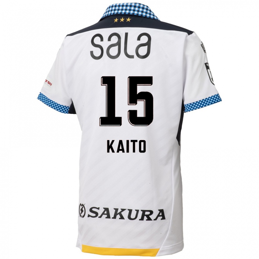 Dámské Kaito Suzuki #15 Bílý Černý Daleko Hráčské Dresy 2024/25 Dres