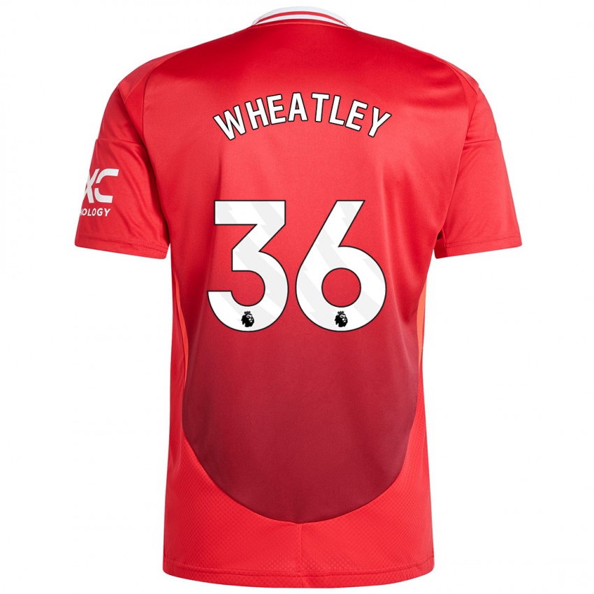 Dětské Ethan Wheatley #36 Jasně Červená Domů Hráčské Dresy 2024/25 Dres