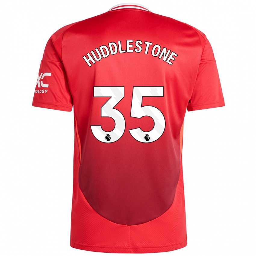 Dětské Tom Huddlestone #35 Jasně Červená Domů Hráčské Dresy 2024/25 Dres