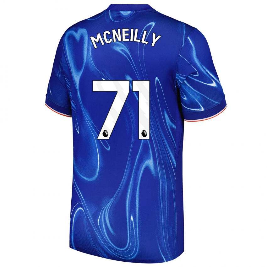 Dětské Donnell Mcneilly #71 Modrá Bílá Domů Hráčské Dresy 2024/25 Dres