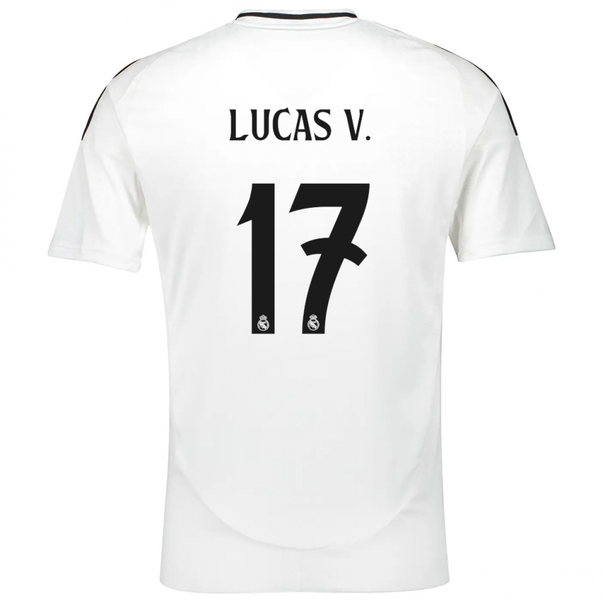 Dětské Lucas Vazquez #17 Bílý Domů Hráčské Dresy 2024/25 Dres