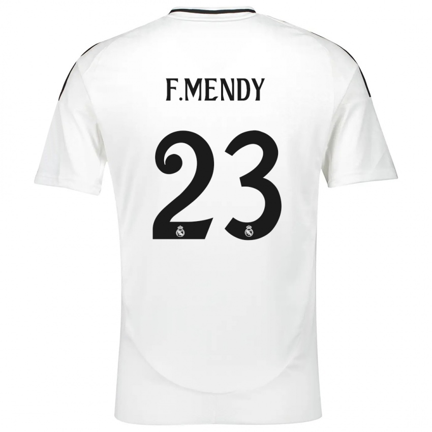 Dětské Ferland Mendy #23 Bílý Domů Hráčské Dresy 2024/25 Dres