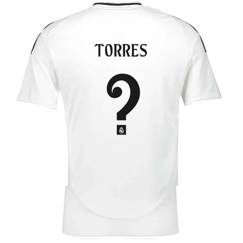 Dětské Roi Torres #0 Bílý Domů Hráčské Dresy 2024/25 Dres