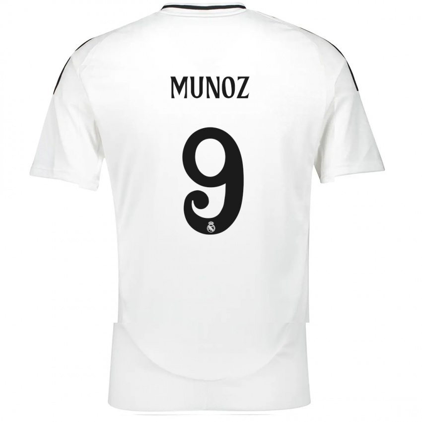 Dětské Victor Munoz #9 Bílý Domů Hráčské Dresy 2024/25 Dres