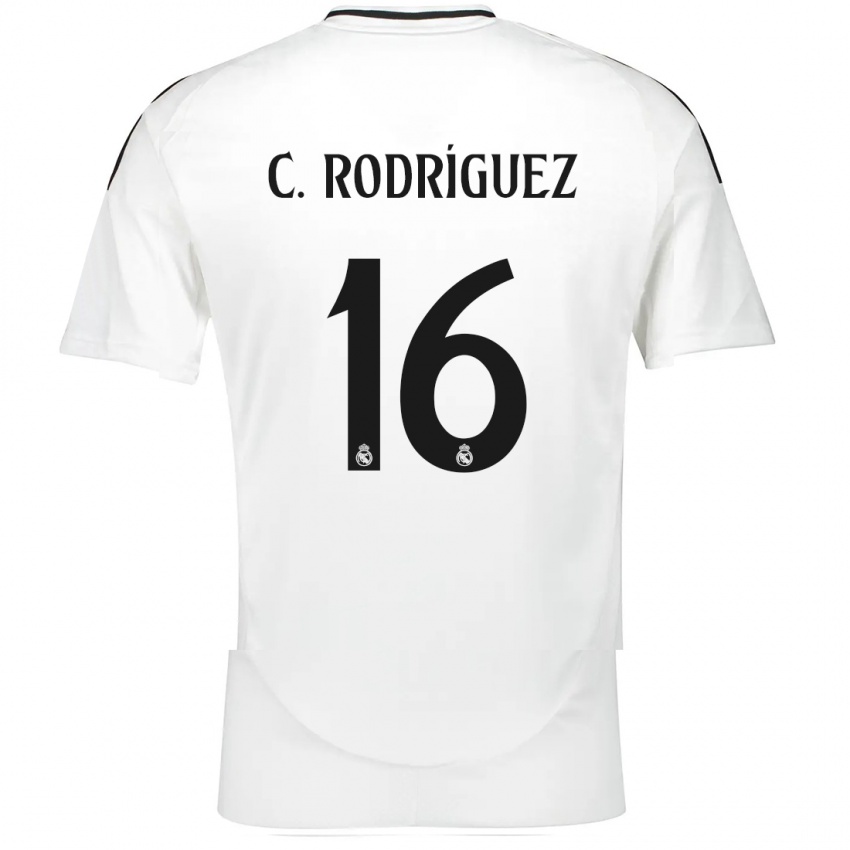 Dětské Carlos Rodríguez #16 Bílý Domů Hráčské Dresy 2024/25 Dres