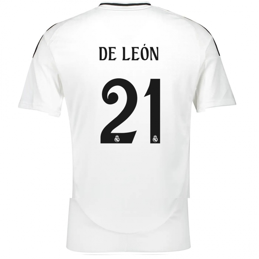 Dětské Jeremy De León #21 Bílý Domů Hráčské Dresy 2024/25 Dres