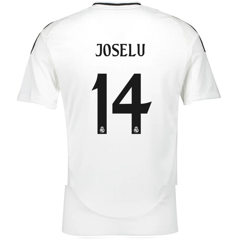 Dětské Joselu #14 Bílý Domů Hráčské Dresy 2024/25 Dres