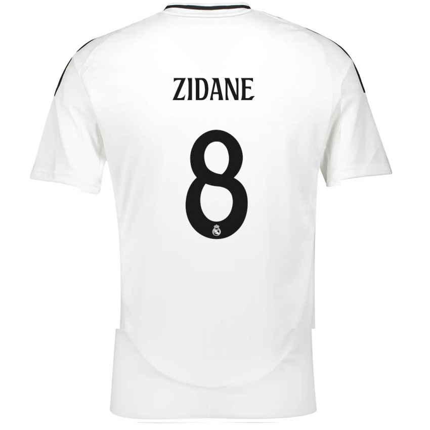 Dětské Theo Zidane #8 Bílý Domů Hráčské Dresy 2024/25 Dres