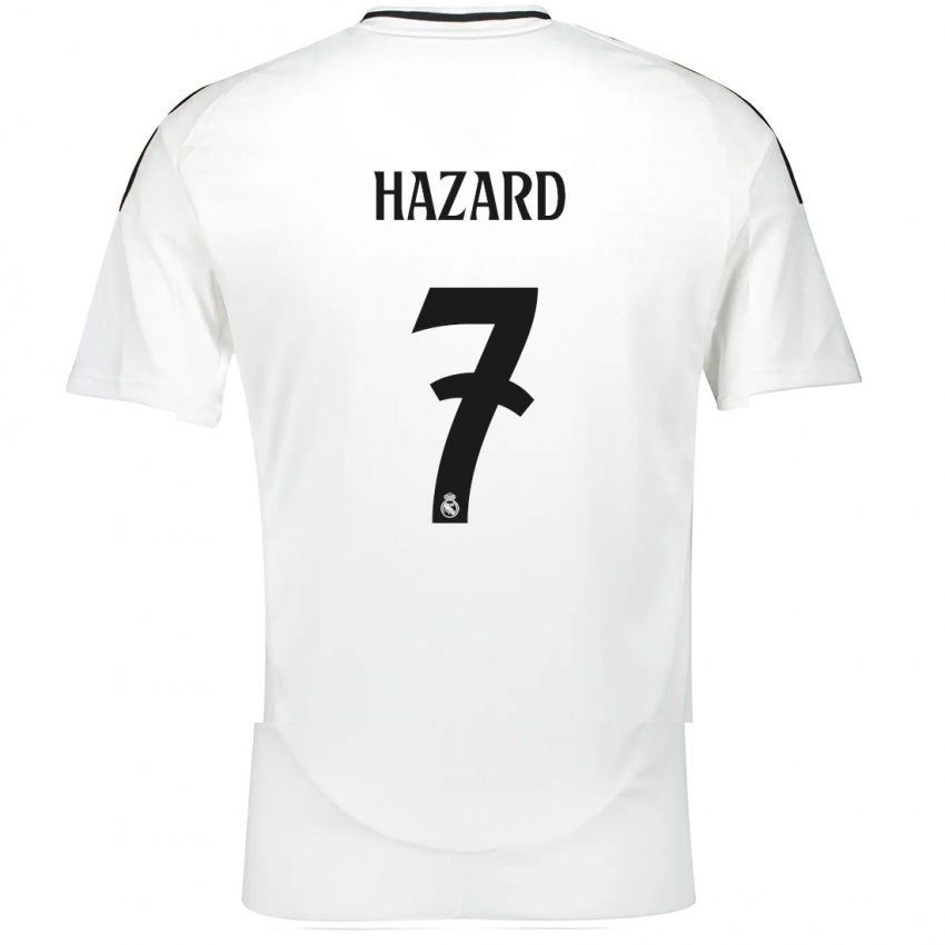 Dětské Eden Hazard #7 Bílý Domů Hráčské Dresy 2024/25 Dres