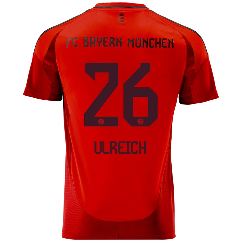 Dětské Sven Ulreich #26 Červený Domů Hráčské Dresy 2024/25 Dres