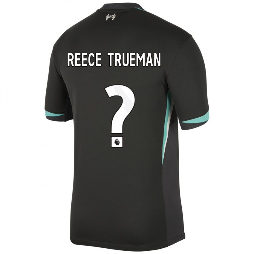 Dětské Reece Trueman #0 Černá Antracitově Bílá Daleko Hráčské Dresy 2024/25 Dres