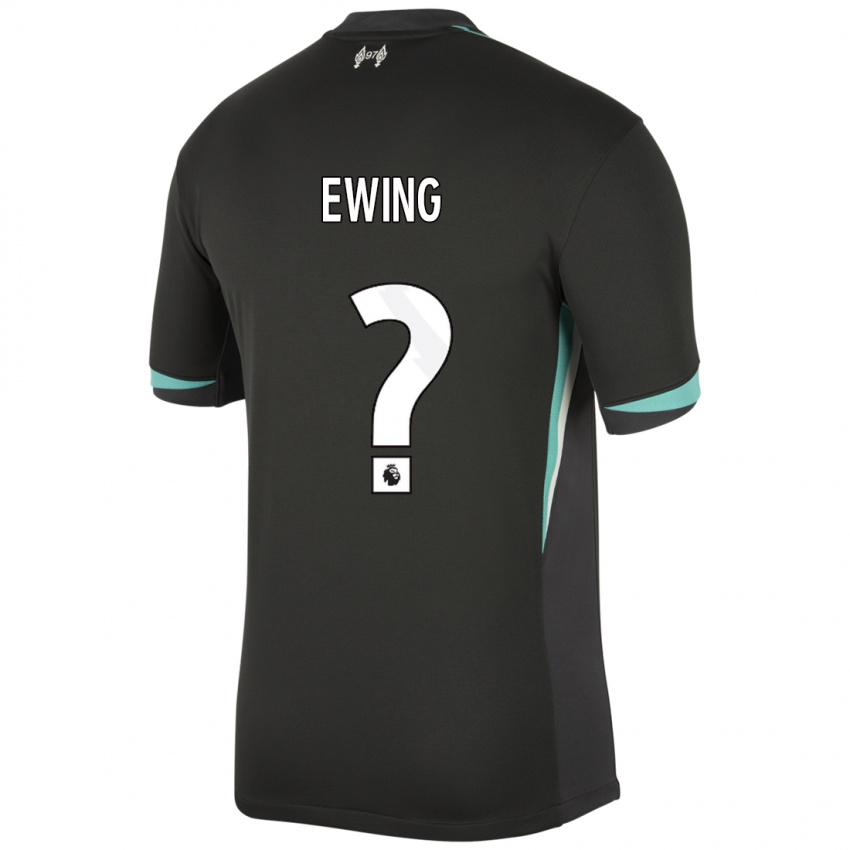 Dětské Clae Ewing #0 Černá Antracitově Bílá Daleko Hráčské Dresy 2024/25 Dres