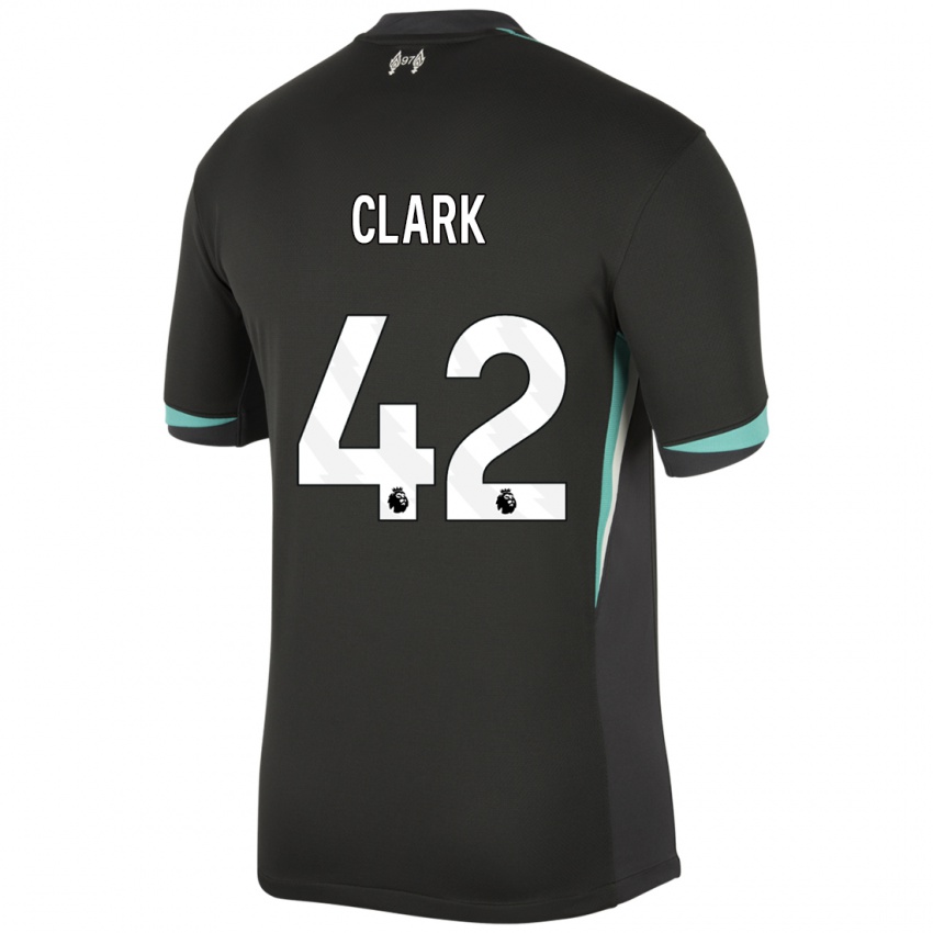 Dětské Bobby Clark #42 Černá Antracitově Bílá Daleko Hráčské Dresy 2024/25 Dres